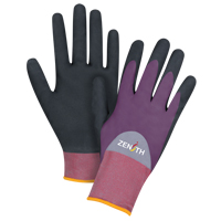 ZX-2 Premium Coated Gloves, 7/Small, Nitrile/Foam Nitrile Coating, 18 Gauge, Nylon Shell Cantin et fils