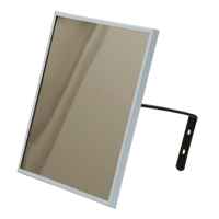 Miroir plat, 18" ha x 30" la, Encadr&eacute; Cantin et fils