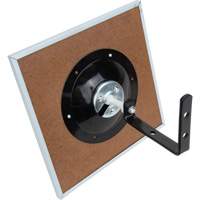 Miroir plat, 18" ha x 30" la, Encadr&eacute; Cantin et fils