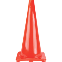 Traffic Cones, 28", Orange Cantin et fils