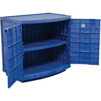 Polyethylene Corrosive/Acid Cabinet, 24 gal., 36" x 35" x 25" Cantin et fils