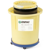 Poly-Collector 66 avec baril en acier, 32,5" dia. x 42" h, Cap. de d&eacute;versement 70 gal. US Cantin et fils
