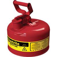 Bidons s&eacute;curitaires, Type I, Acier, 1 gal. US, Rouge, Homologu&eacute; FM/List&eacute; UL/ULC Cantin et fils