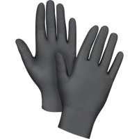 Medical Grade Disposable Gloves, Small, Nitrile, 6-mil, Powder-Free, Black, Class 2 Cantin et fils