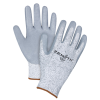 Gants &eacute;lastiques sans coutures r&eacute;sistants &agrave; la coupe, Taille Grand/9, Calibre 13, Rev&ecirc;tement Nitrile, Enveloppe en PEHP, ANSI/ISEA 105 niveau 2/EN 388 niveau 3 Cantin et fils