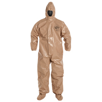 Tychem&reg; 5000 Protective Hooded Coveralls, Small, Brown Cantin et fils