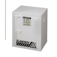 Solid Polyethylene Acid Cabinets, 6 x 0.66043 Gal., 17" x 22" x 17" Cantin et fils
