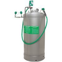 Stations portatives de douche oculaire, Pressuris&eacute;, Capacit&eacute; 37 gal., Conformit&eacute; ANSI Z358.1 Cantin et fils