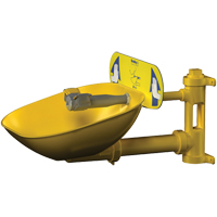 Poste de douche oculaire Halo, Installation Montage mural, Bol Plastique Cantin et fils