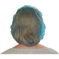 Bonnets bouffants non tiss&eacute;s, Polypropyl&egrave;ne, 21"/Grand, Bleu Cantin et fils