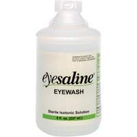 Saline Eyewash Bottles, Full Bottle, 8 oz. Cantin et fils