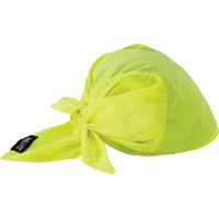 Chill-Its&reg; 6710CT Cooling Triangle Hats, High Visibility Lime-Yellow Cantin et fils