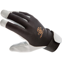 Gants antivibrations Air Glove, Taille Moyen, Paume Cuir perl&eacute; Cantin et fils