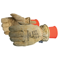 SnowForce Brown Freezer Glove, One Size, Grain Cowhide Palm, Thinsulate Inner Lining Cantin et fils