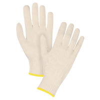 Gants en tricot d'usage standard, Poly/coton, Calibre 7, 2T-Grand Cantin et fils