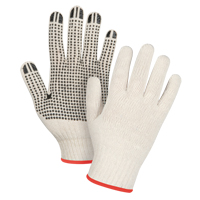 Gants tricot&eacute;s de poids lourd, Poly/coton, Un c&ocirc;t&eacute;, Calibre 7, Petit Cantin et fils