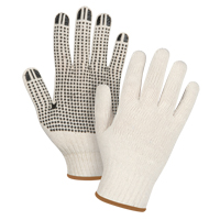 Gants tricot&eacute;s de poids lourd, Poly/coton, Un c&ocirc;t&eacute;, Calibre 7, Grand Cantin et fils