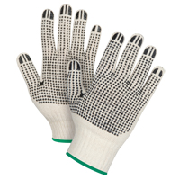 Gants tricot&eacute;s de poids lourd &agrave; deux c&ocirc;t&eacute;s avec pois, Poly/coton, Deux c&ocirc;t&eacute;s, Calibre 7, Moyen Cantin et fils