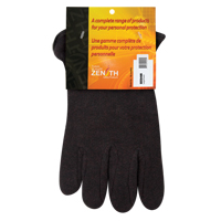 Gants de jersey, Grand, Brun, Molleton rouge, &agrave; enfiler Cantin et fils