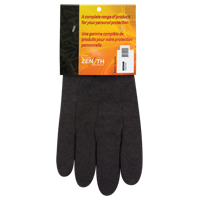 Gants de jersey, Grand, Brun, Non doubl&eacute;, Poignet en tricot Cantin et fils