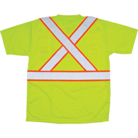 T-shirt conforme &agrave; la CSA, Polyester, Moyen, Jaune lime haute visibilit&eacute; Cantin et fils