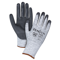 Gants &eacute;lastiques sans coutures r&eacute;sistants &agrave; la coupe, Taille Grand/9, Calibre 13, Rev&ecirc;tement Polyur&eacute;thane, Enveloppe en PEHP, ANSI/ISEA 105 niveau 4/EN 388 niveau 5 Cantin et fils