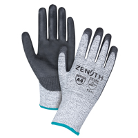 Gants &eacute;lastiques sans coutures r&eacute;sistants &agrave; la coupe, Taille T-Grand/10, Calibre 13, Rev&ecirc;tement Polyur&eacute;thane, Enveloppe en PEHP, ANSI/ISEA 105 niveau 4/EN 388 niveau 5 Cantin et fils