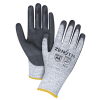Gants &eacute;lastiques sans coutures r&eacute;sistants &agrave; la coupe, Taille 2T-Grand/11, Calibre 13, Rev&ecirc;tement Polyur&eacute;thane, Enveloppe en PEHP, ANSI/ISEA 105 niveau 4/EN 388 niveau 5 Cantin et fils