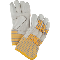 Abrasion-Resistant Winter-Lined Fitters Gloves, Large, Grain Cowhide Palm, Cotton Fleece Inner Lining Cantin et fils