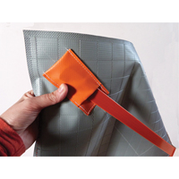 Arrow Roll-Up Temporary Conditions Sign , 24" x 24", Vinyl, Pictogram Cantin et fils