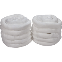 Remblais tubulaire absorbant, Huile seulement, Absorption 45 gal., 3" la x 10' lo, Pqt de 10 Cantin et fils