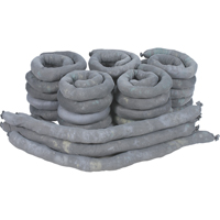 Remblais tubulaires absorbants, Universel, Absorption 50 gal., 3" la x 4' lo, Pqt de 30 Cantin et fils
