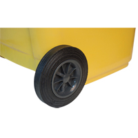 Yellow Mobile Container, Polyurethane, 63 Gallons/63 US gal. Cantin et fils