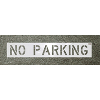 Pochoirs pour parc de stationnement, Pictogramme, 4" x 3" Cantin et fils