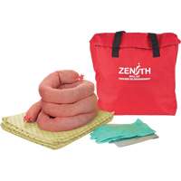 Trousse &eacute;conomique de lutte contre les d&eacute;versements, Mati&egrave;res dangereuses, Sac, Absorbance de 5 gal. US Cantin et fils