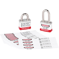 Zenex Thermoplastic Photo Padlock Identification Labels Cantin et fils