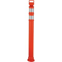 Ez-Grab Delineator Posts, 42" H, Orange Cantin et fils