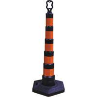Grip N Go Trim Line Channelizers, 49" High, Black Cantin et fils