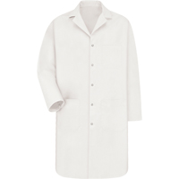Lab Coat, Poly-Cotton, Small, White Cantin et fils