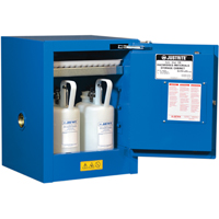 Armoires de comptoir doubl&eacute;es pour rangement de mati&egrave;res dangereuses Chem-Cor, 4 gal., 17" x 22" x 17" Cantin et fils