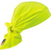 Chill-Its&reg; 6710FR FR Cooling Triangle Hat, High Visibility Lime-Yellow Cantin et fils