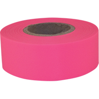 Ruban de signalisation Sub-Zero, 1,2" la x 150' lo, Rose fluorescent Cantin et fils