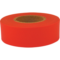 Ruban de signalisation Sub-Zero, 1,2" la x 150' lo, Rouge fluorescent Cantin et fils