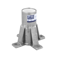 Base de potence pour collier de passage pour installation sur le plancher DBI-SALA Advanced Cantin et fils