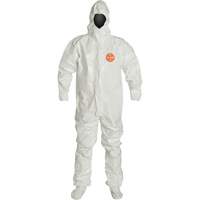 Hooded Coveralls, Tychem&reg; 4000, 2X-Large, White Cantin et fils