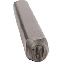 Individual Standard General Purpose Steel Hand Stamp Pieces, W, 3/32" Cantin et fils