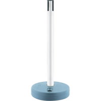 Outdoor TensaBarrier&reg; - Receiver Posts, 37" High, White Cantin et fils