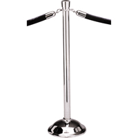 Portable Posts, 39" High, Satin Chrome Cantin et fils