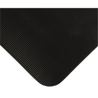 Double Duty Switchboard Mats No.720, Corrugated, 3' x 10' x 5/8", Black, PVC Cantin et fils