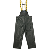 Journeyman Chemical Resistant Rain Bib Pants, 3X-Large, Green, Polyester/PVC Cantin et fils